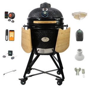 YNNI 21.1-inch Extra Large Kamado Oven - Chip Feeder Bundle with Accessories. - Image 3