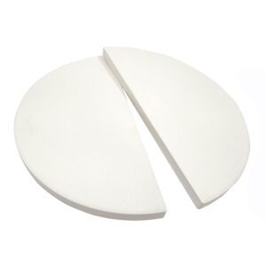 YNNI Pair Universal Ceramic Half Moon Pizza Stones