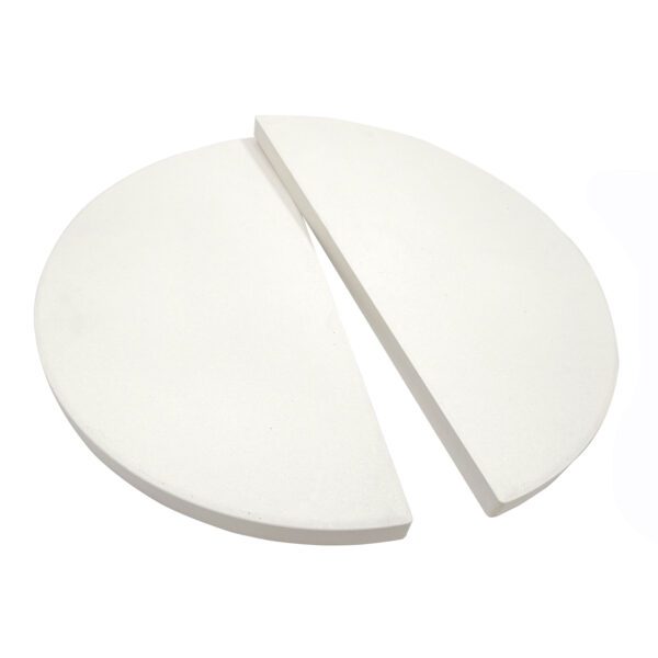 YNNI Pair Universal Ceramic Half Moon Pizza Stones